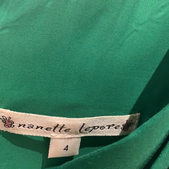 Emerald Green Nanette Lepore cocktail dress - Picture 3 of 4